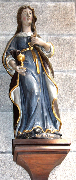 Statue de l'glise-basilique de Quintin (Bretagne)