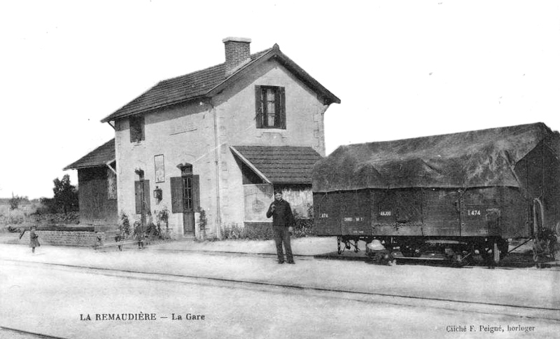 Gare de la Remaudire (Bretagne).