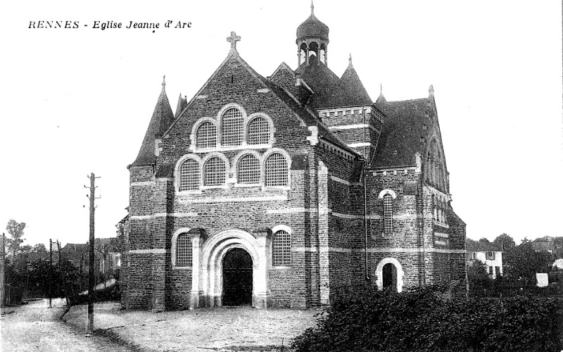 Eglise Sainte-Jeanne-d'Arc  Rennes (Bretagne).