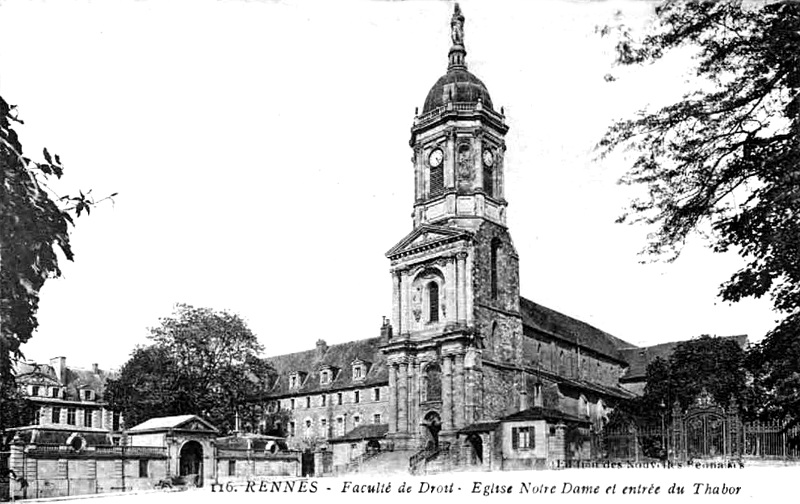 Eglise Notre-Dame  Rennes (Bretagne).