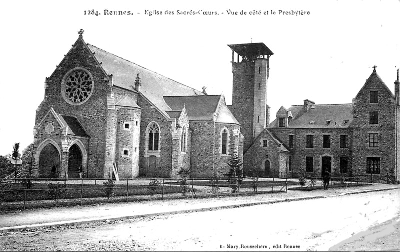 Eglise des Sacrs-Coeurs  Rennes (Bretagne).