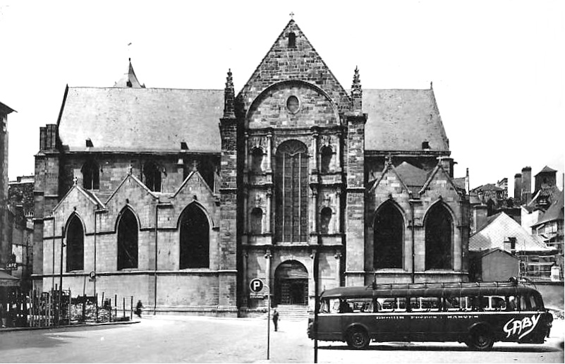 Eglise Saint-Germain  Rennes (Bretagne).