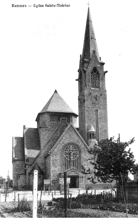 Eglise Sainte-Thrse  Rennes (Bretagne).