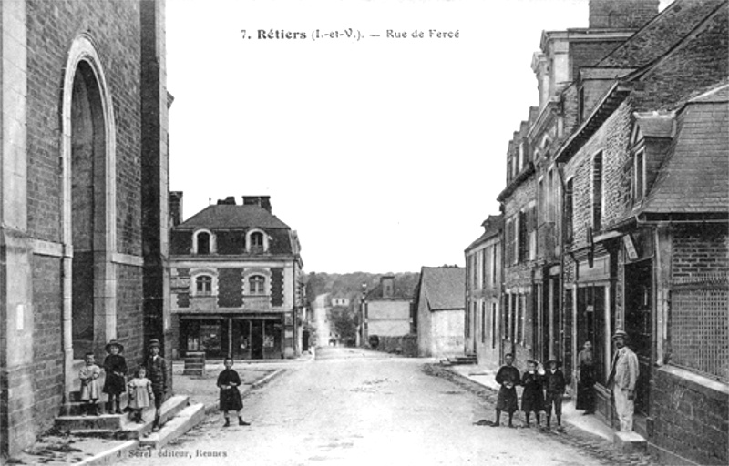 Ville de Retiers (Bretagne).