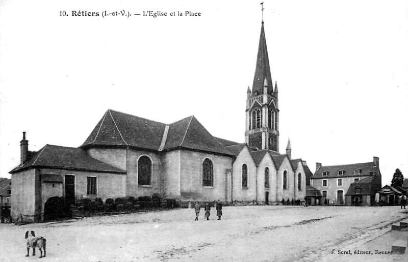 Eglise de Retiers (Bretagne).