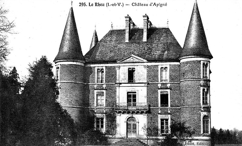Chteau d'Apign au Rheu (Bretagne).