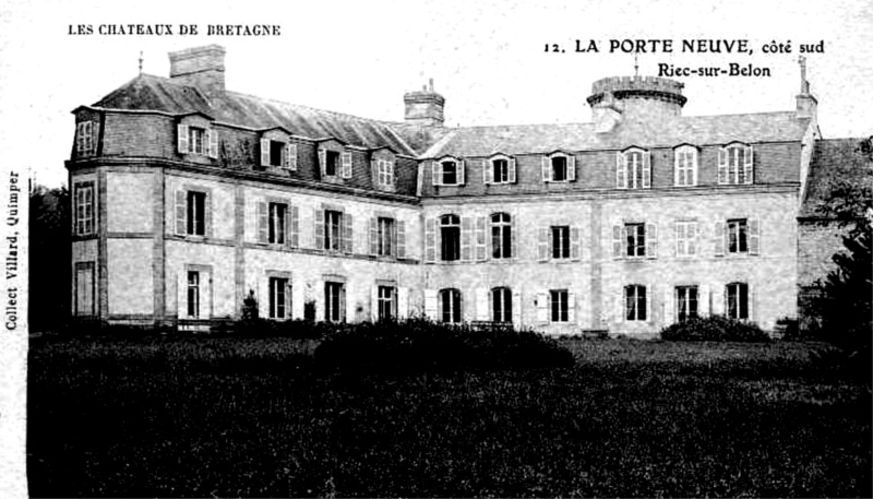Chteau de Porte Neuve  Riec-sur-Belon (Bretagne).