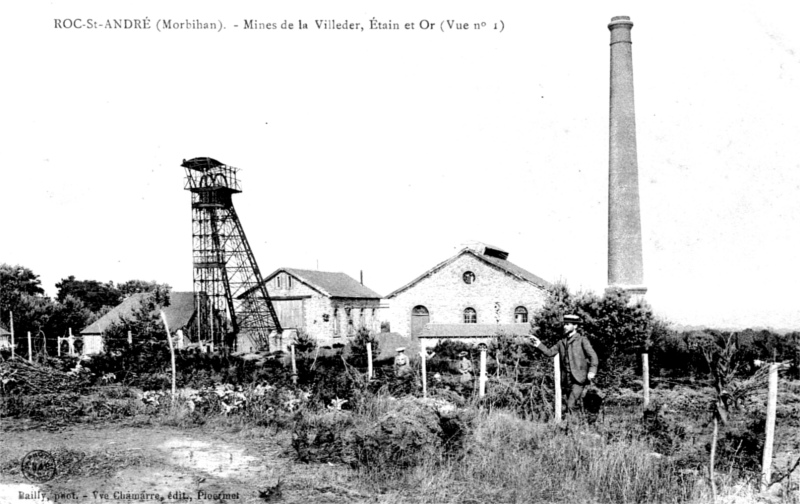 Mine de la Roc-Saint-Andr (Bretagne).