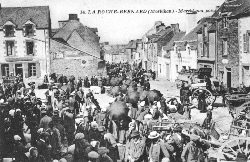 March de La Roche-Bernard (Bretagne).