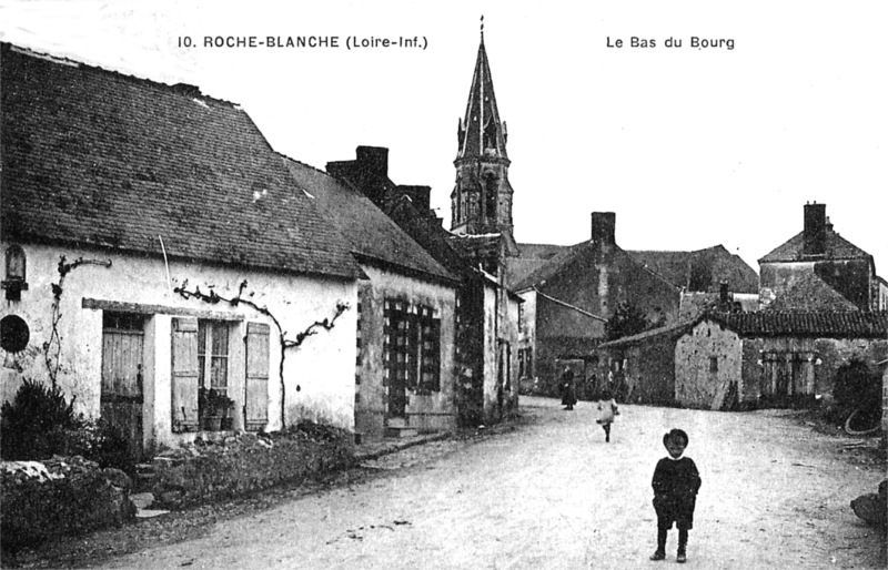 Ville de la Roche-Blanche (anciennement en Bretagne).