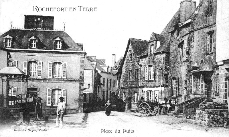 Ville de Rochefort-en-Terre (Bretagne).
