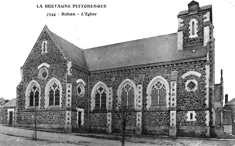 Eglise de Rohan (Bretagne).