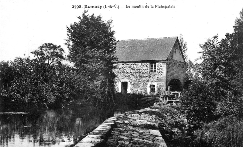 Moulin de la Fichepalais  Romazy (Bretagne).