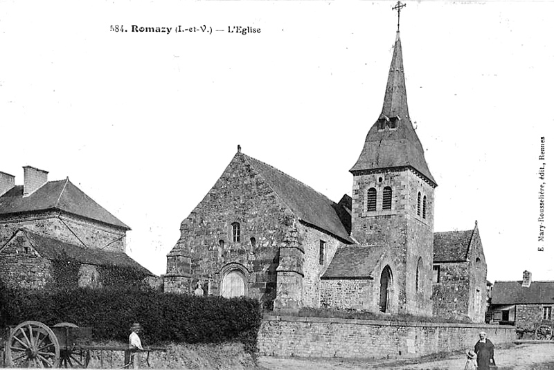 Eglise de Romazy (Bretagne).