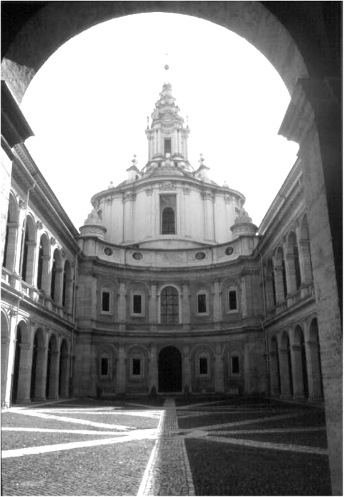L'église Saint-Yves-des-Bretons à Rome.