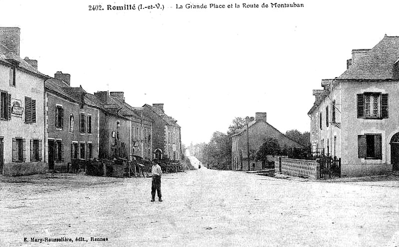 Ville de Romill (Bretagne).