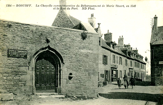 Chapelle fonde par Marie Stuart  Roscoff (Bretagne)