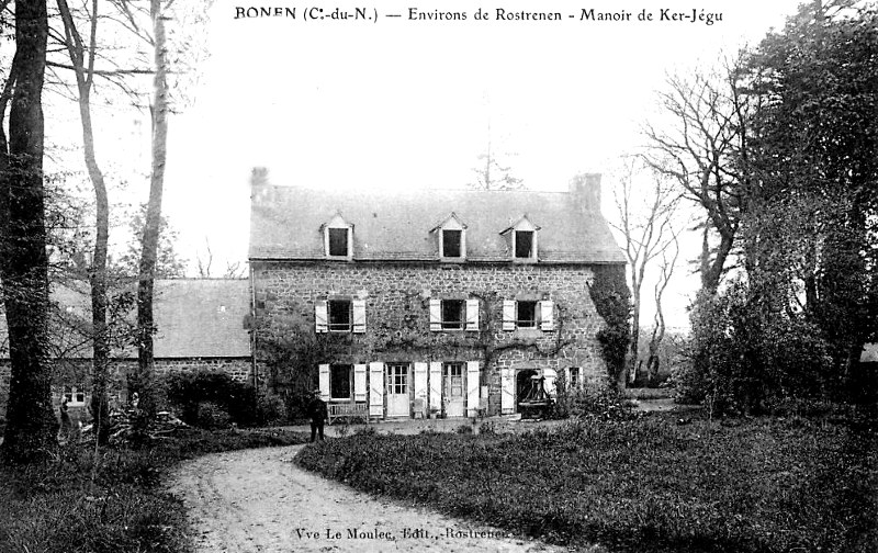 Manoir de Kerjegu  Rostrenen (Bretagne).