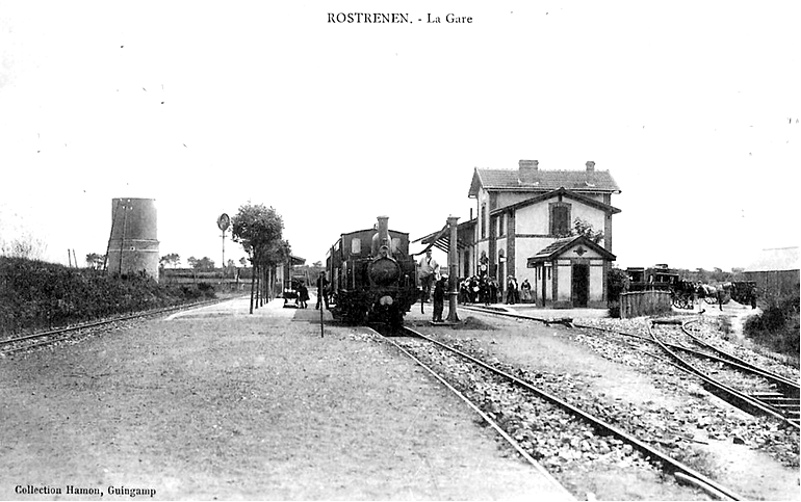 Gare de Rostrenen (Bretagne).