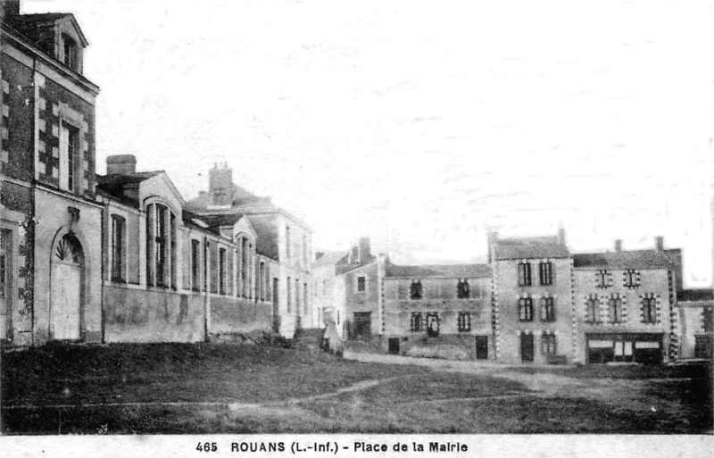 Ville de Rouans (Bretagne).