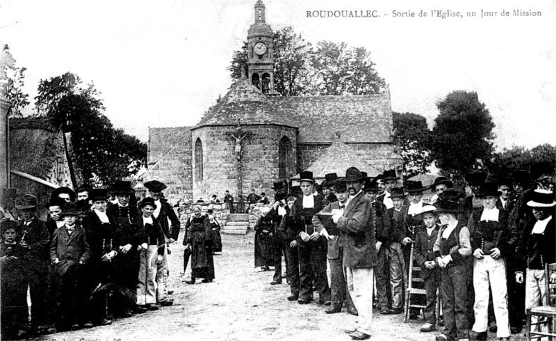 Eglise de Roudouallec (Bretagne).