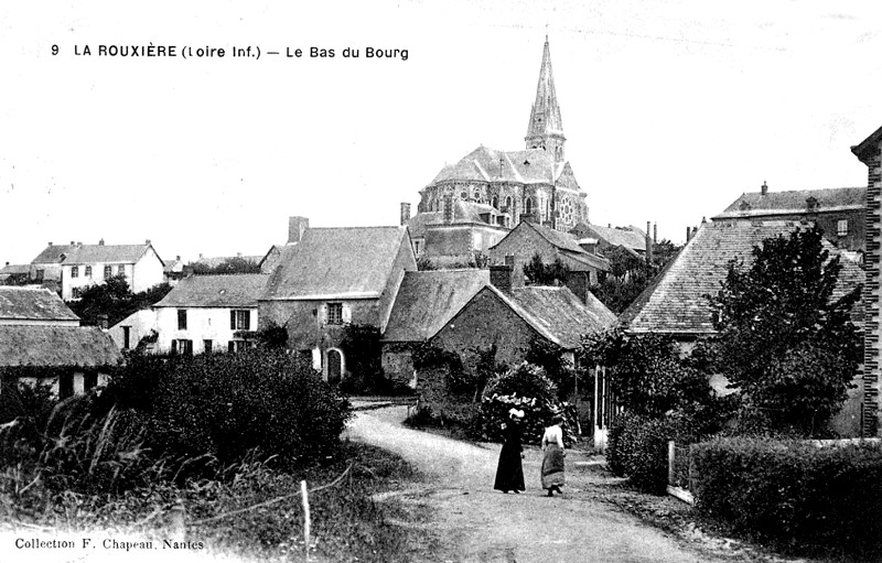 Ville de La Rouxire (anciennement en Bretagne).