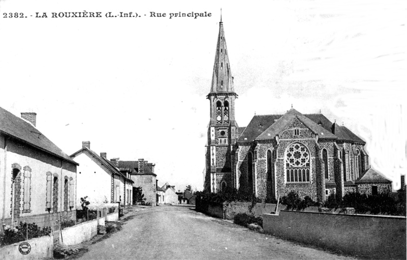 Eglise de La Rouxire (anciennement en Bretagne).