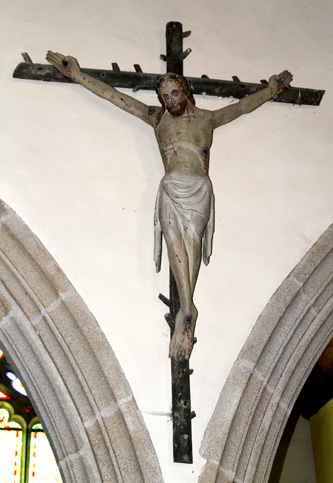 Statue de l'glise Notre-Dame de Runan (Bretagne)