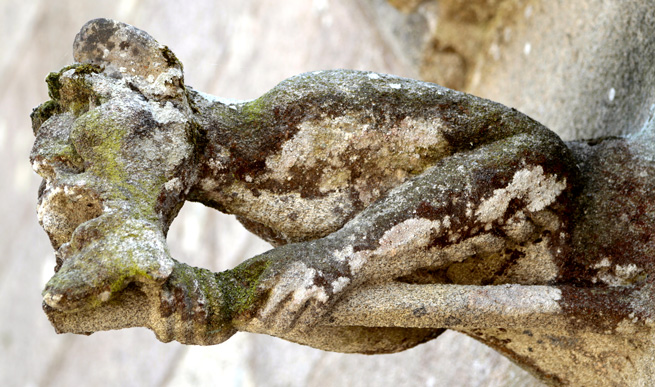 Gargouille de l'glise Notre-Dame de Runan (Bretagne)