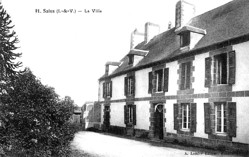 Le manoir de la Villas  Sains (Bretagne).