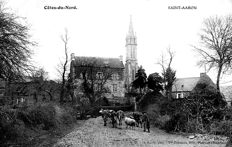 Ville de Saint-Aaron (Bretagne).