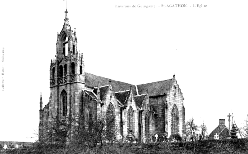 Eglise de Saint-Agathon (Bretagne).