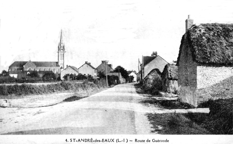 Ville de Saint-Andr-des-Eaux en Loire-Atlantique (anciennement en Bretagne).