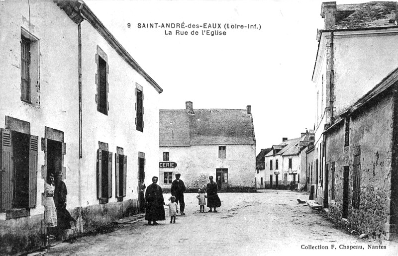 Ville de Saint-Andr-des-Eaux en Loire-Atlantique (anciennement en Bretagne).