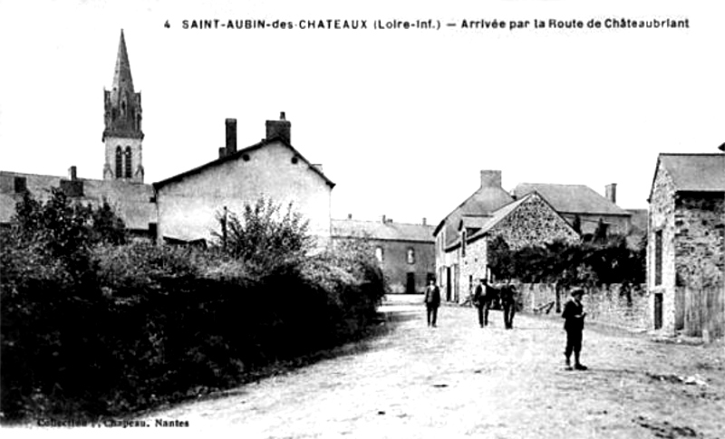 Ville de Saint-Aubin-des-Chteaux (anciennement en Bretagne).