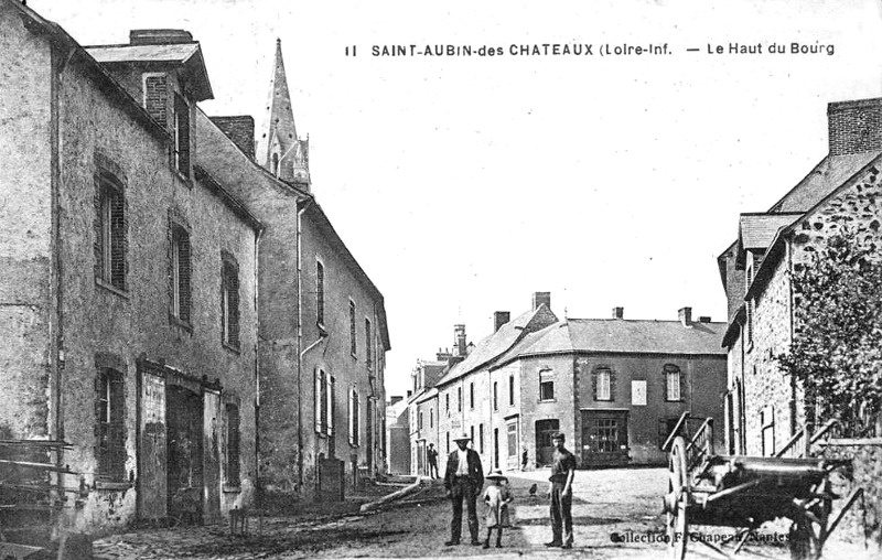 Ville de Saint-Aubin-des-Chteaux (anciennement en Bretagne).