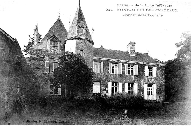 Chteau de la Coquerie  Saint-Aubin-des-Chteaux (anciennement en Bretagne).