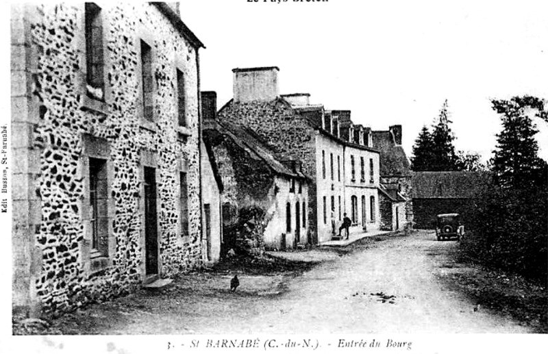 Ville de Saint-Barnab (Bretagne).
