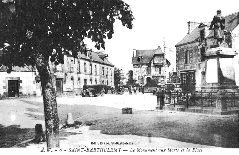 Ville de Saint-Barthlemy (Bretagne).