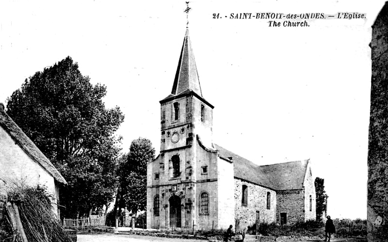 Eglise de Saint-Benot-des-Ondes (Bretagne).