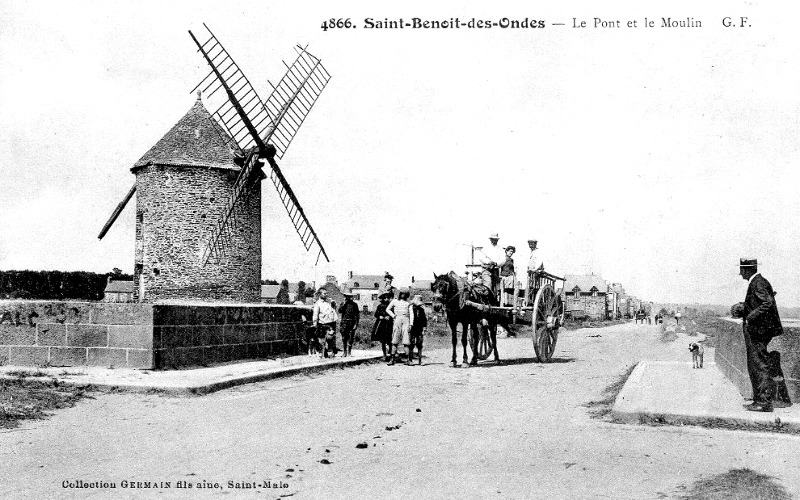 Ville de Saint-Benot-des-Ondes (Bretagne).