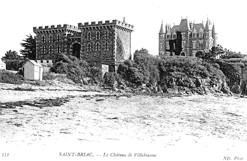 Manoir ou chteau de Saint-Briac-sur-Mer (Bretagne).