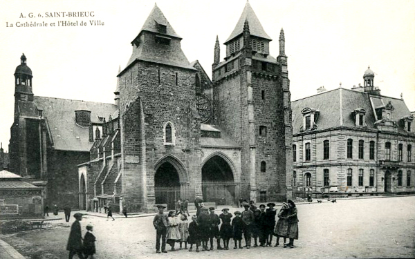 Cathdrale de la Ville de Saint-Brieuc (Bretagne).