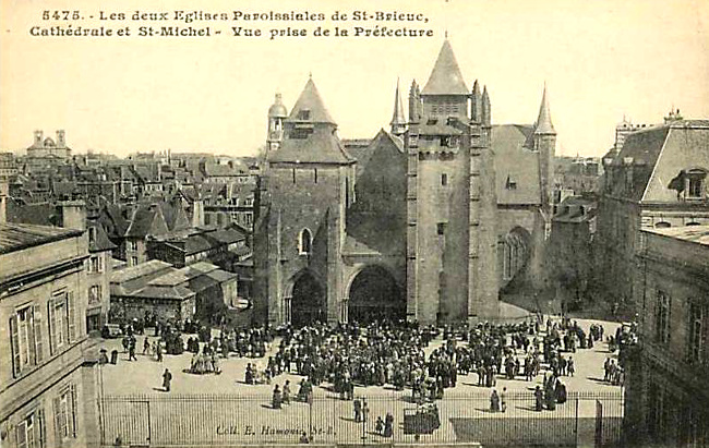 Cathdrale de la Ville de Saint-Brieuc (Bretagne).