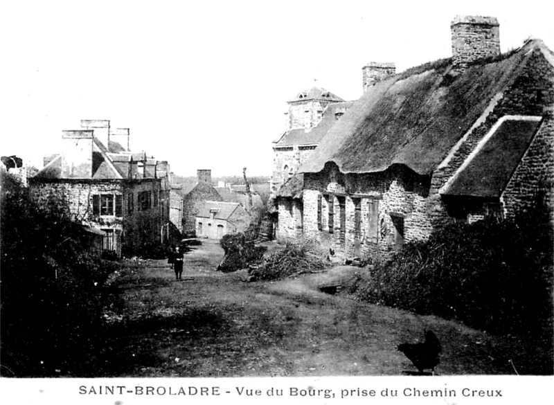 Ville de Saint-Broladre (Bretagne).