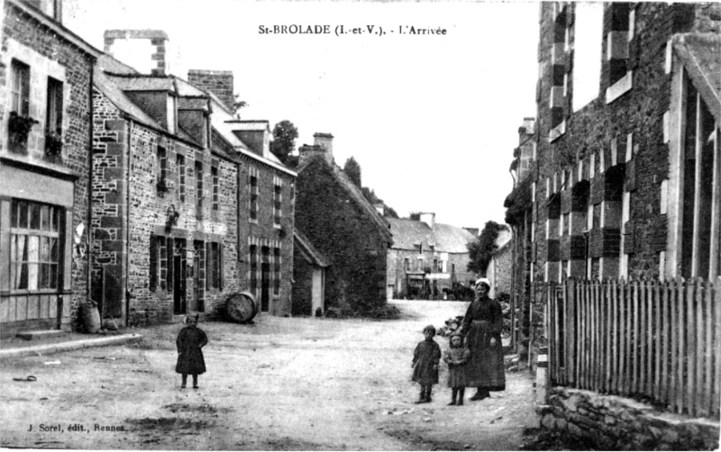 Ville de Saint-Broladre (Bretagne).