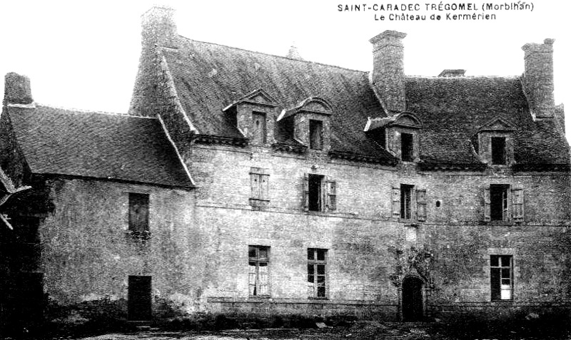 Chteau de Saint-Caradec-Trgomel (Bretagne).