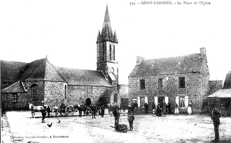 Ville de Saint-Carreuc (Bretagne).