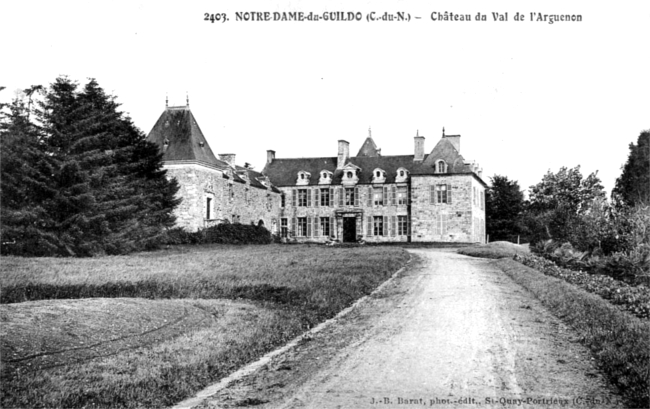 Ville de Saint-Cast-le-Guildo (Bretagne) : chteau du Val d'Arguenon..