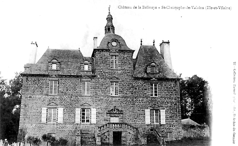 Chteau de la Belinaye  Saint-Christophe-de-Valains (Bretagne).